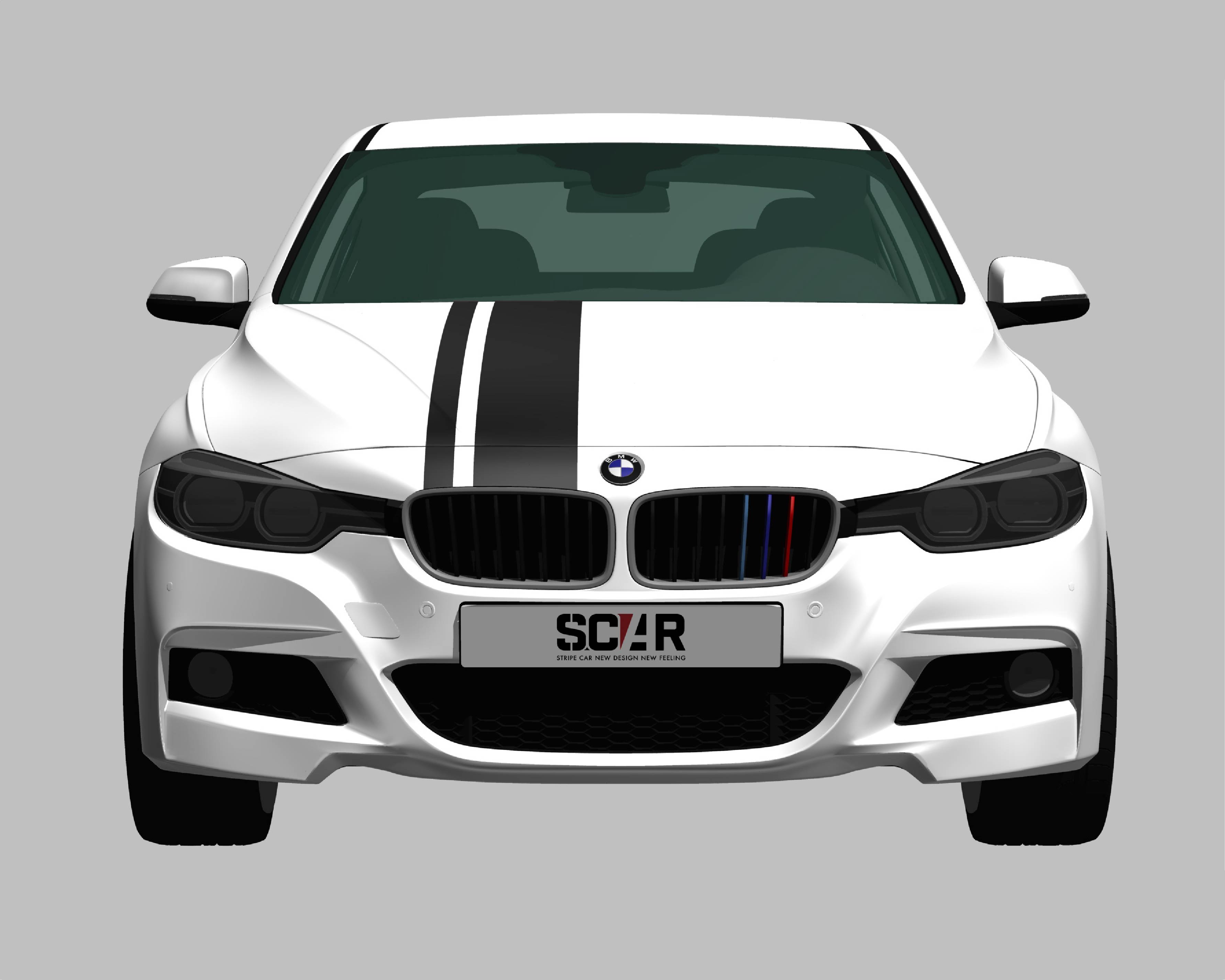 BMW_3-シリーズ_F30_2015/ カーストライプ #1065