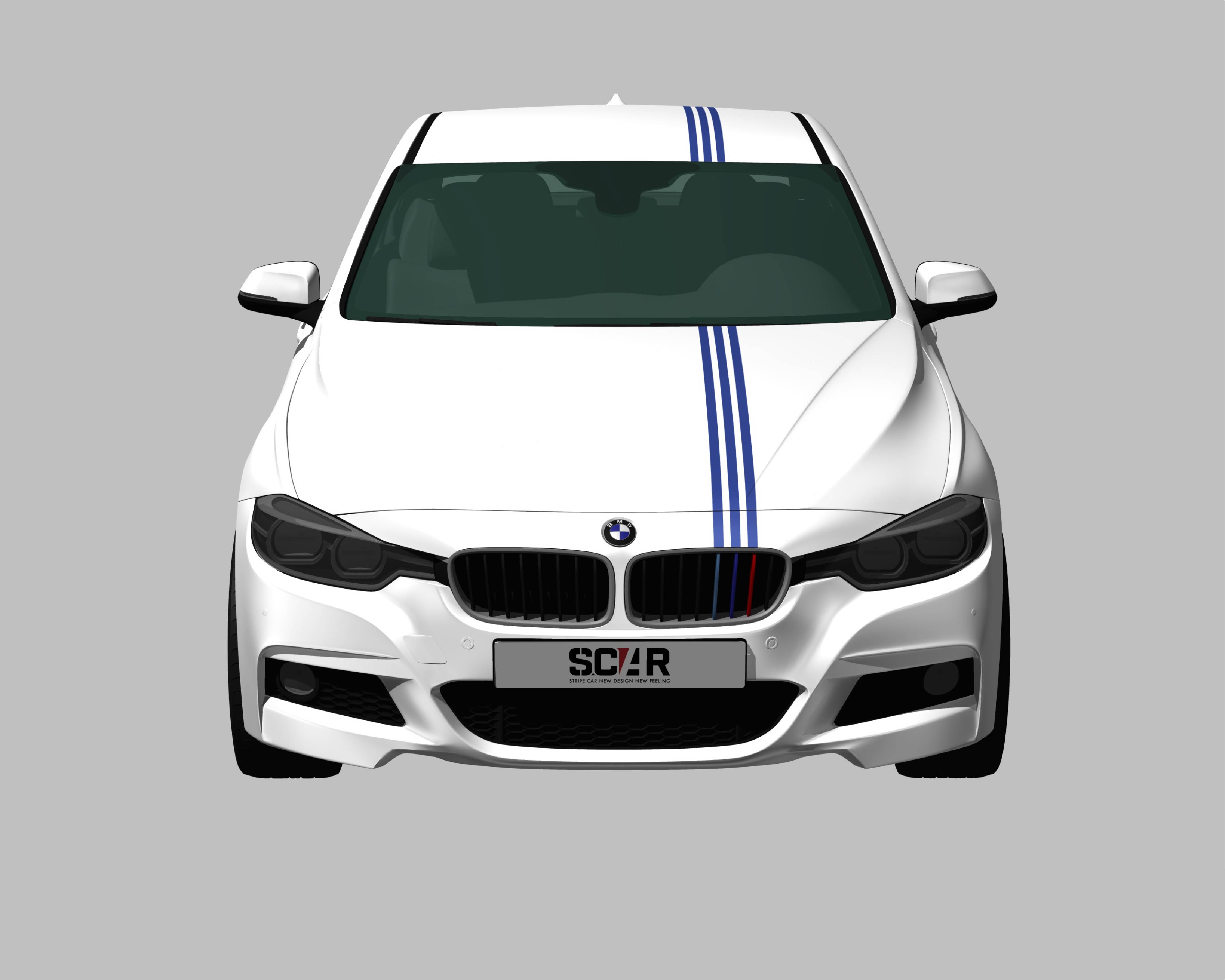 BMW_3-シリーズ_F30_2015/ カーストライプ #1075