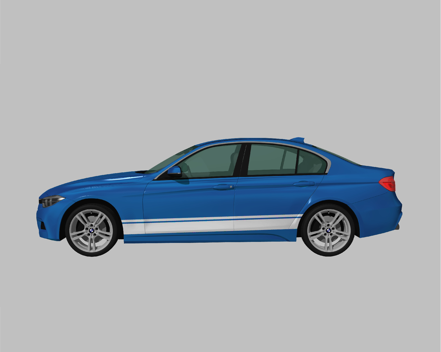 BMW_3シリーズ_F30_2015/ カーストライプ #2038